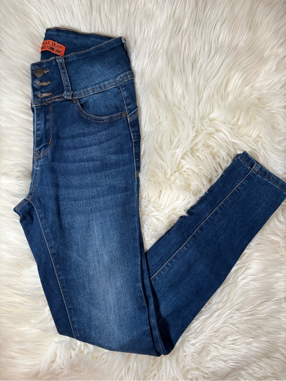 WaxJeans High-Rise Dark Blue Women’s Jeans